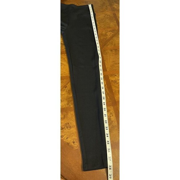 ASSETS BY SPANX Black Tapered Stretchy Knit Shaping Slimming Pants Leggings S - Picture 7 of 7